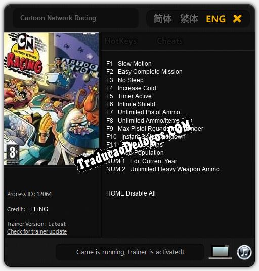 Cartoon Network Racing: Trainer +14 [v1.5]