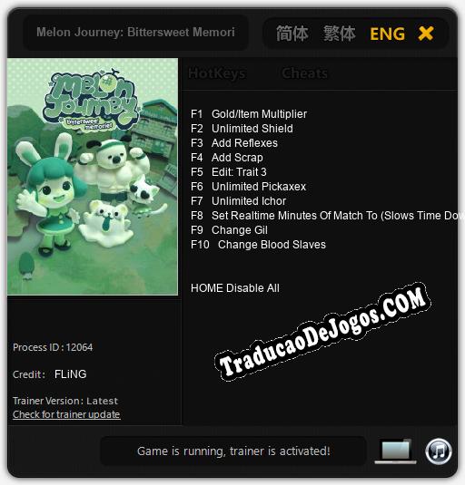 Melon Journey: Bittersweet Memories: Trainer +10 [v1.9]